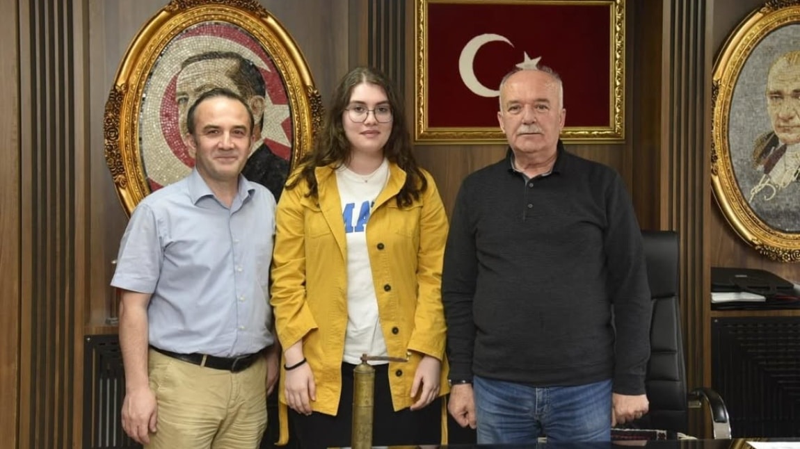 TUBİTAK BÖLGE BİRİNCİSİ PROJE EKİBİMİZDEN ZİYARET